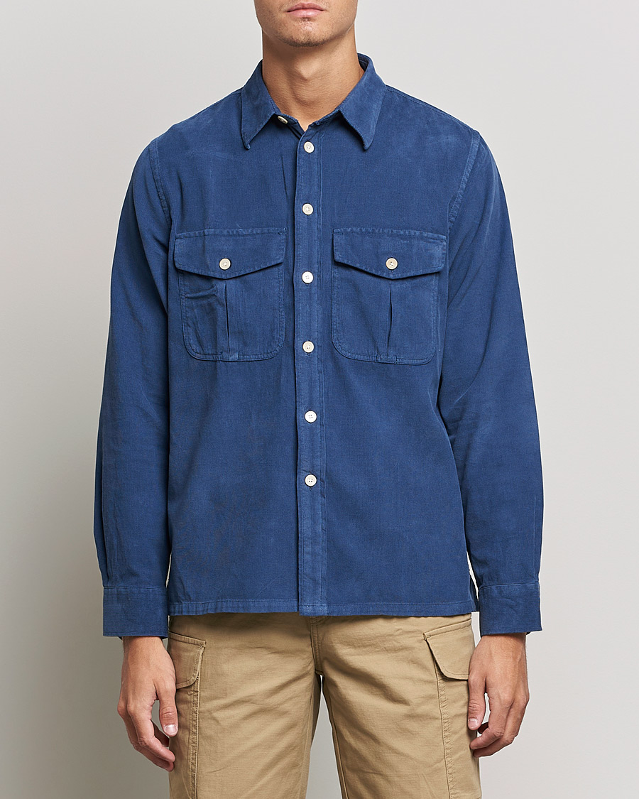 Herre | PS Paul Smith | PS Paul Smith | Casual Fit Cotton Shirt Navy