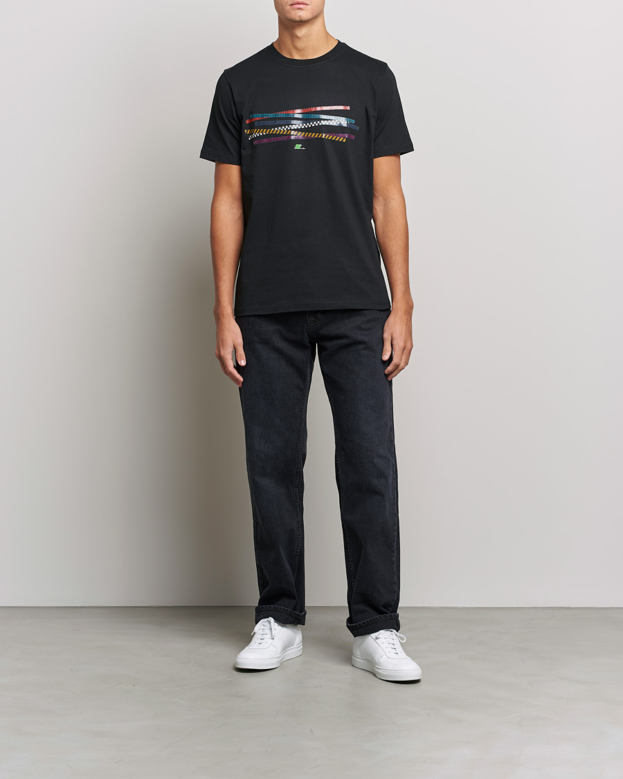 Herre |  | PS Paul Smith | Tapes Cotton T-Shirt Black