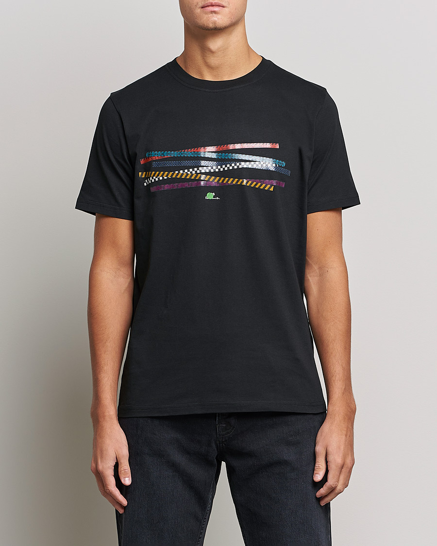 Herre |  | PS Paul Smith | Tapes Cotton T-Shirt Black