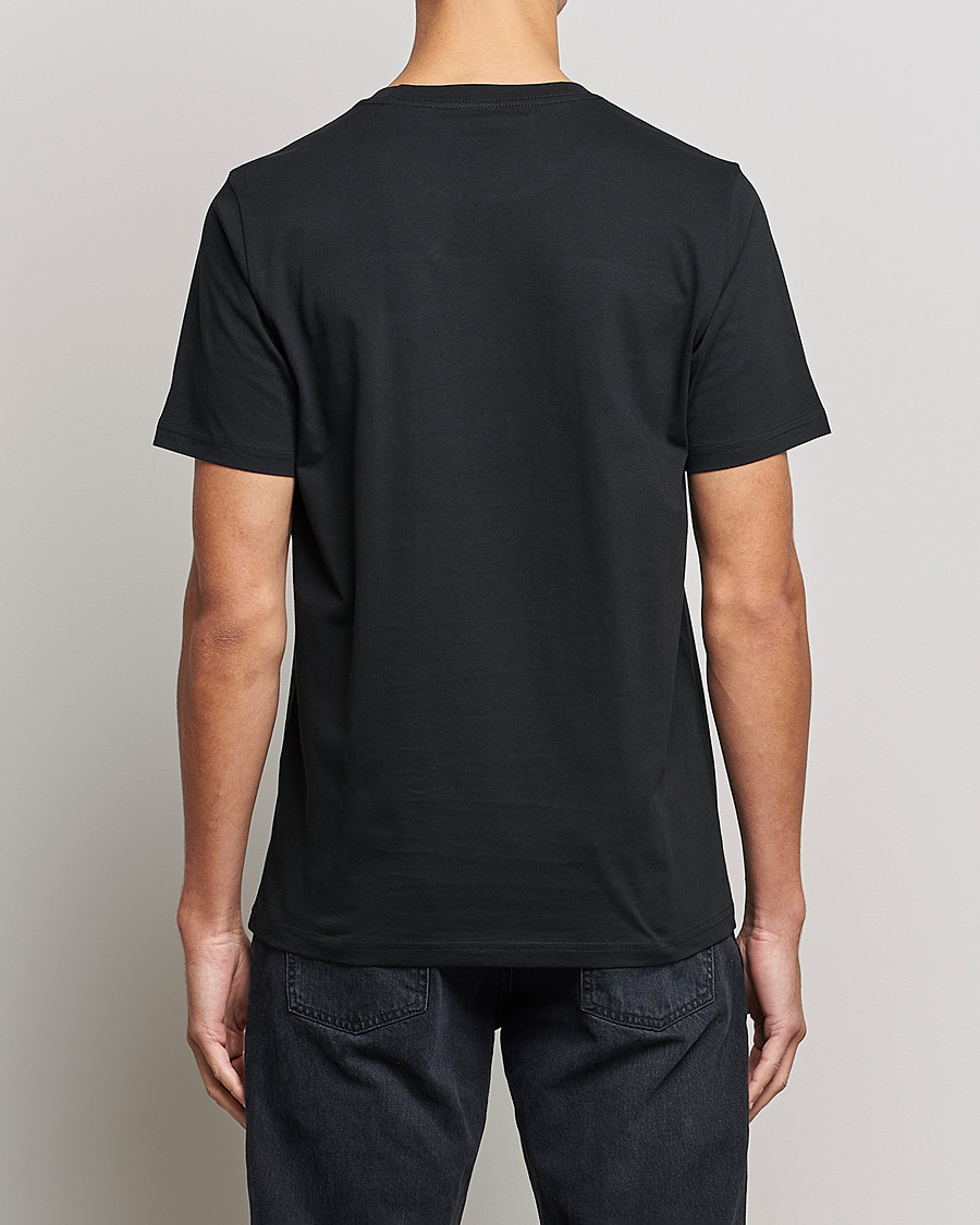 Herre | T-Shirts | PS Paul Smith | Tapes Cotton T-Shirt Black