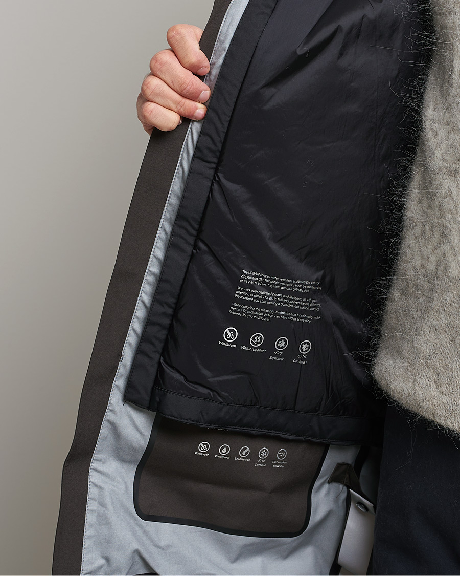 Herre | Jakker | Scandinavian Edition | Urban Three in One Jacket Dark Brown