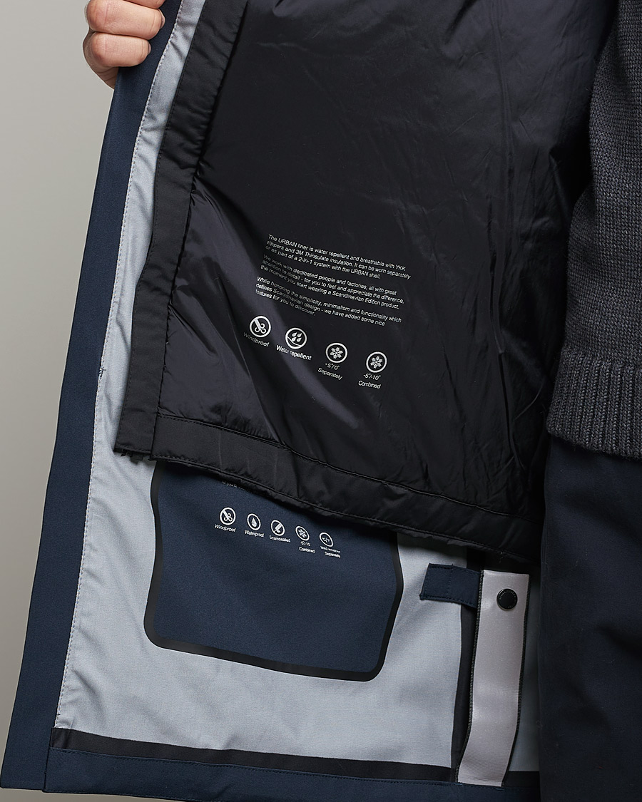 Herre | Jakker | Scandinavian Edition | Urban Three in One Jacket Midnight Blue
