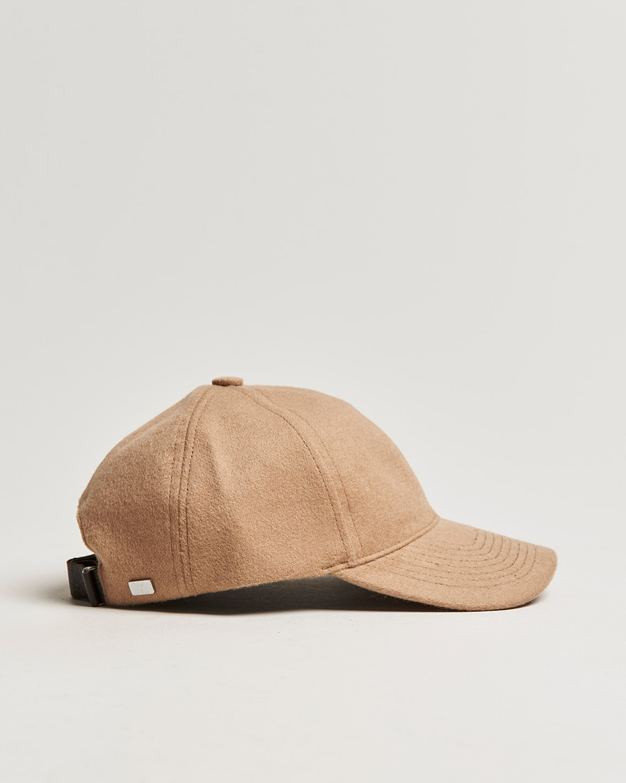 Herre |  | Varsity Headwear | Cashmere Soft Front Baseball Cap Camel