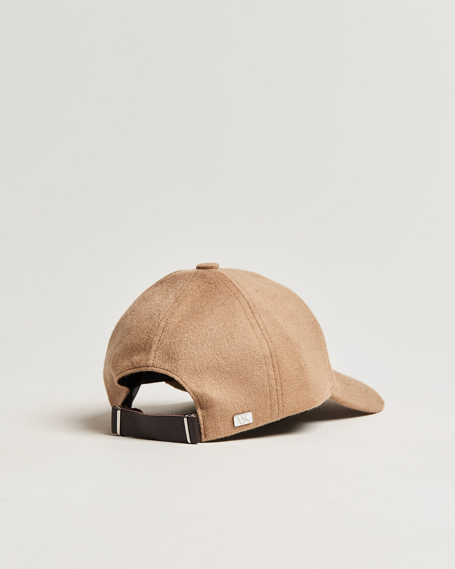 Herre | Hatter og capser | Varsity Headwear | Cashmere Soft Front Baseball Cap Camel