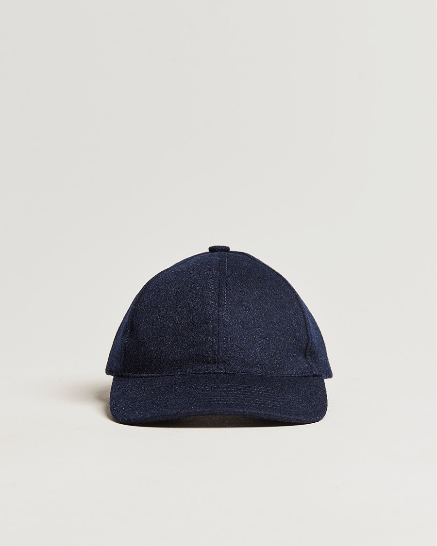 Herre | Hatter og capser | Varsity Headwear | Cashmere Soft Front Baseball Cap Royal Blue