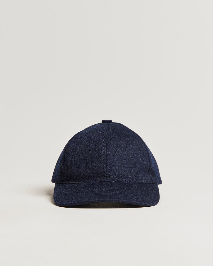 Herre | Assesoarer | Varsity Headwear | Cashmere Soft Front Baseball Cap Royal Blue