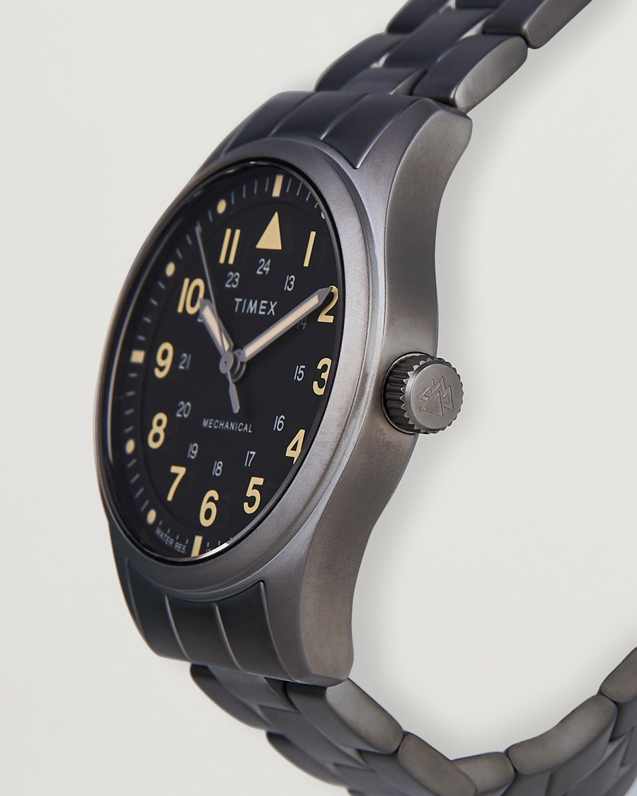Herre | Timex Field Post Mechanical Watch 38mm Gunmetal Finish | Timex | Field Post Mechanical Watch 38mm Gunmetal Finish