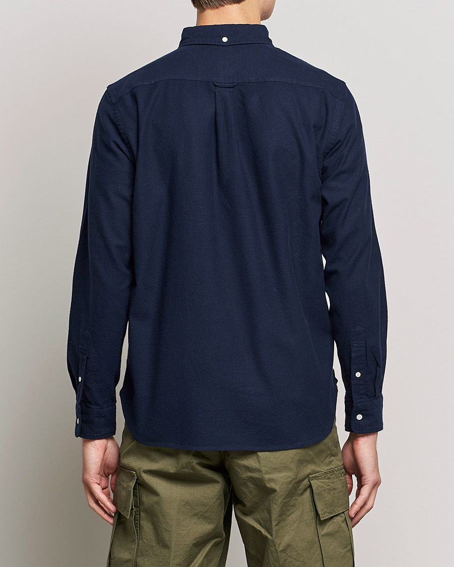 Herre | Skjorter | BEAMS PLUS | Flannel Button Down Shirt Navy