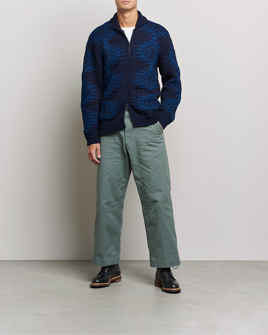 Herre | Gensere | BEAMS PLUS | Cowichan Cardigan Navy