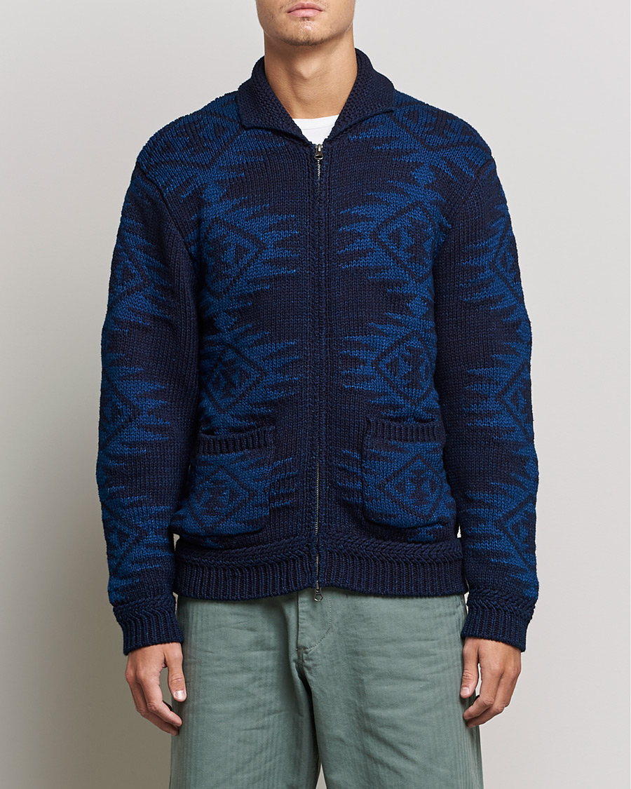 Herre | Gensere | BEAMS PLUS | Cowichan Cardigan Navy