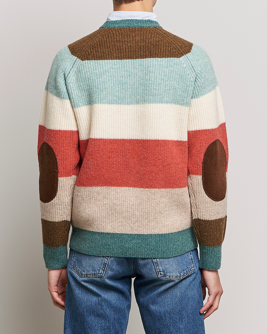 Herre | Gensere | BEAMS PLUS | Block Stripe Sweater Multi Stripe