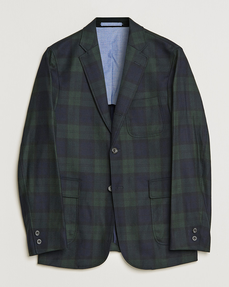 Herre | Dressjakker | BEAMS PLUS | Flannel Blazer Blackwatch