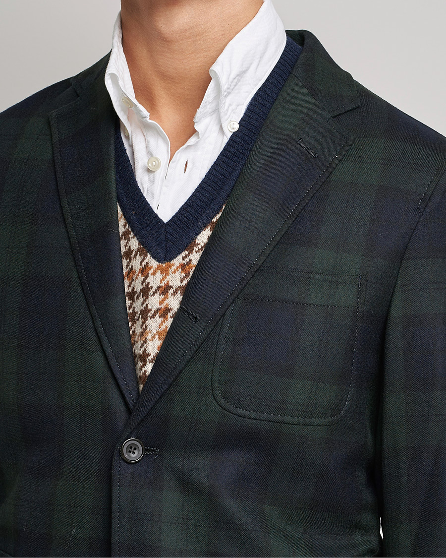 Herre | Dressjakker | BEAMS PLUS | Flannel Blazer Blackwatch