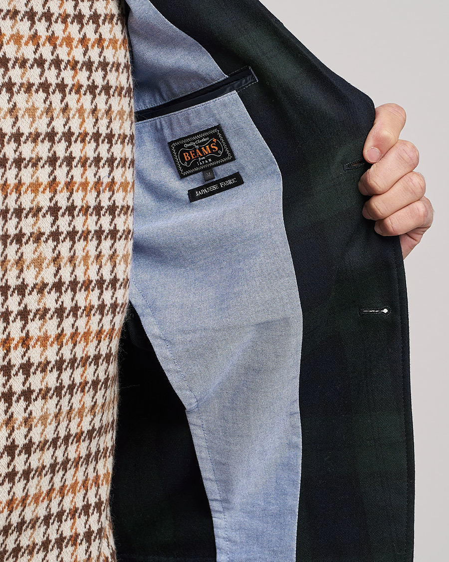 Herre | Dressjakker | BEAMS PLUS | Flannel Blazer Blackwatch