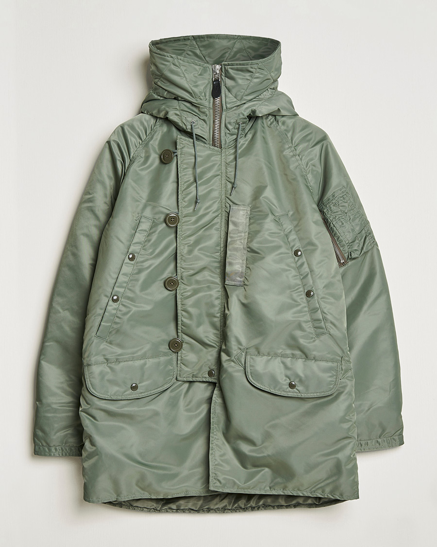 Herre | Jakker | BEAMS PLUS | MIL Type N-3B Parka Sage