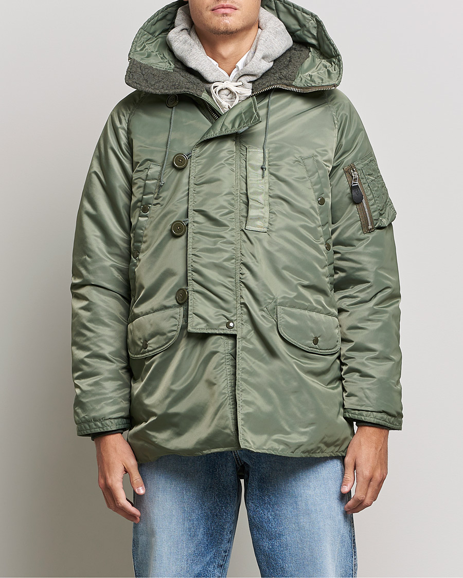 Herre | Jakker | BEAMS PLUS | MIL Type N-3B Parka Sage