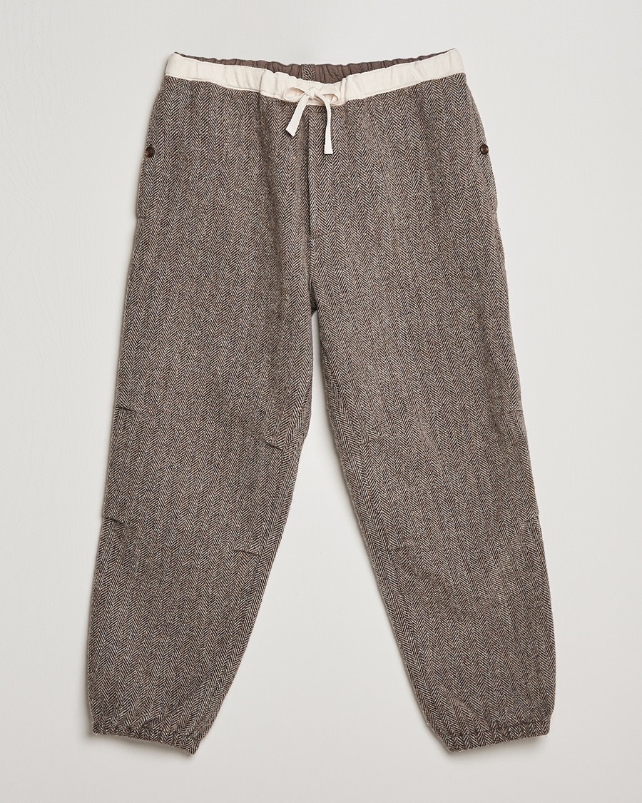 Herre | Bukser | BEAMS PLUS | Gym Pants Wide Brown