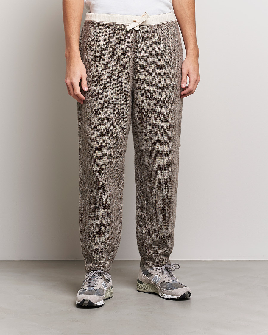 Herre | Bukser | BEAMS PLUS | Gym Pants Wide Brown