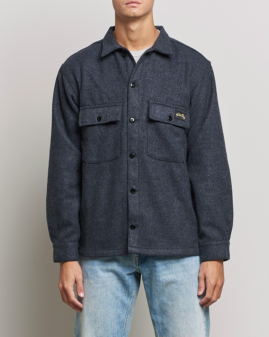 Herre | Skjorter | Stan Ray | CPO Wool Overshirt Mid Grey