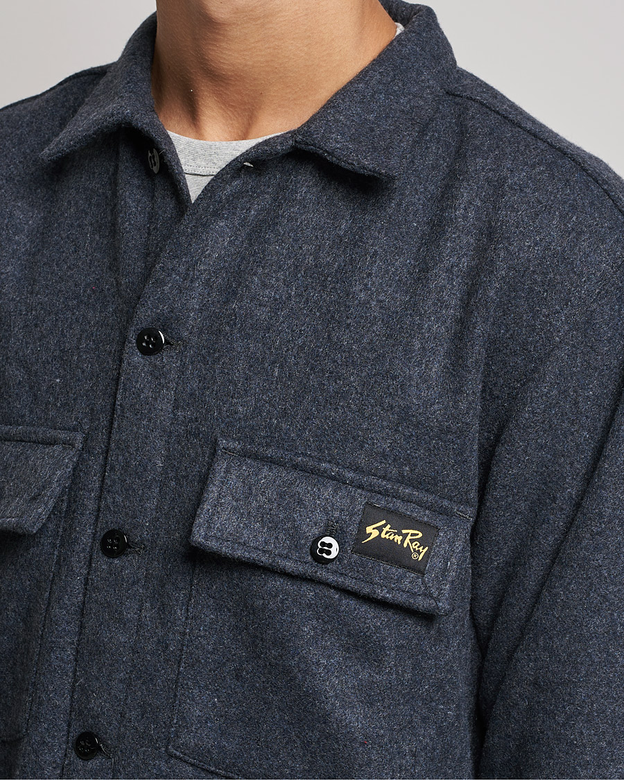 Herre | Skjorter | Stan Ray | CPO Wool Overshirt Mid Grey