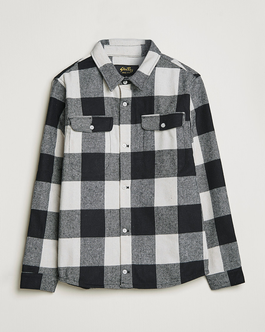 Herre | Skjorter | Stan Ray | Checked Work Shirt Black/Natural