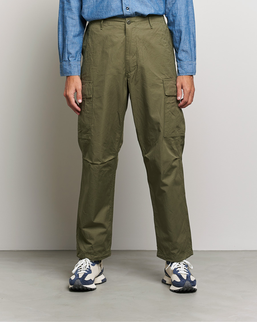 Herre | Cargobukser | orSlow | Vintage Fit 6 Pocket Cargo Pants Army Green