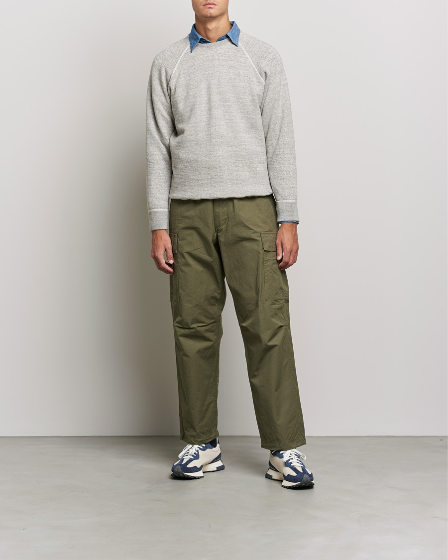 Herre | Gensere | orSlow | Loop Wheel Sweatshirt Heather Grey