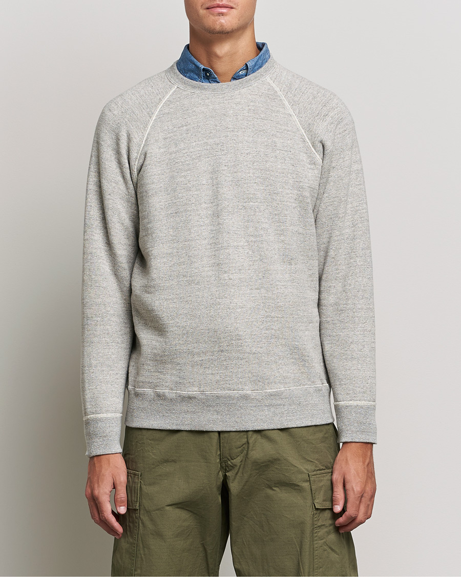 Herre | Gensere | orSlow | Loop Wheel Sweatshirt Heather Grey