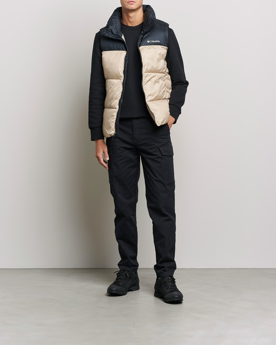 Herre | American Heritage | Columbia | M Puffect II Padded Vest Anicent Fossil/Black