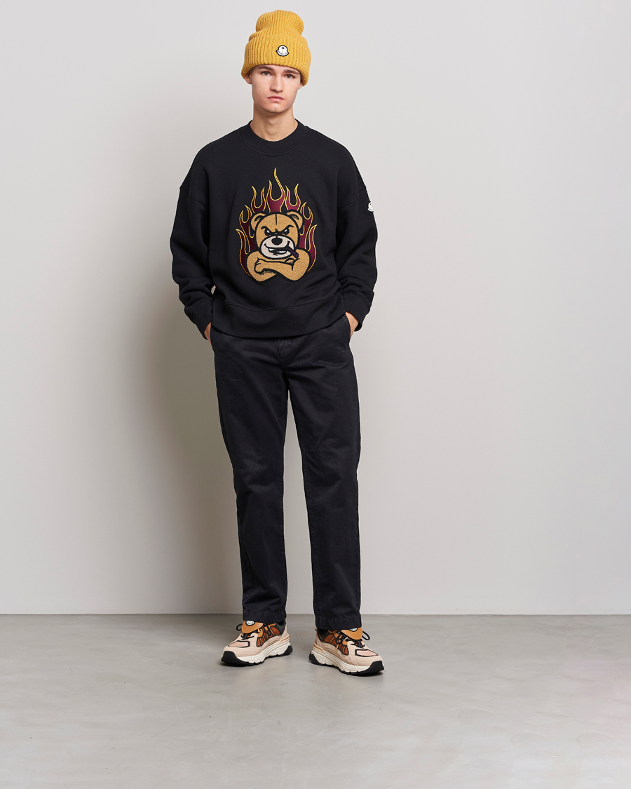 Herre | Gensere | Moncler Genius | 8 Palm Angels Bear Motif Sweatshirt Black