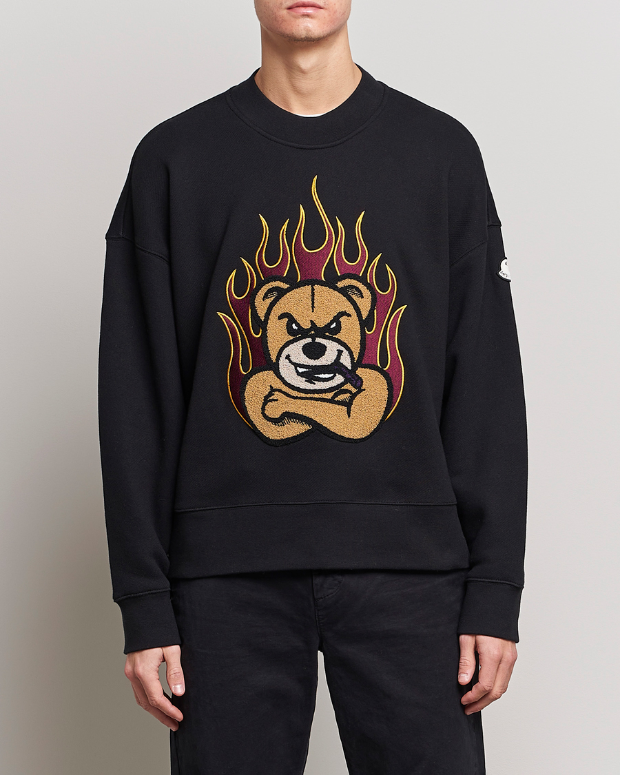 Herre | Gensere | Moncler Genius | 8 Palm Angels Bear Motif Sweatshirt Black