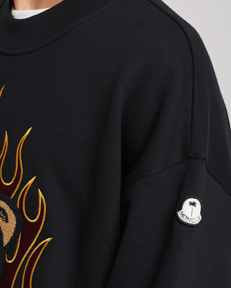 Herre | Gensere | Moncler Genius | 8 Palm Angels Bear Motif Sweatshirt Black