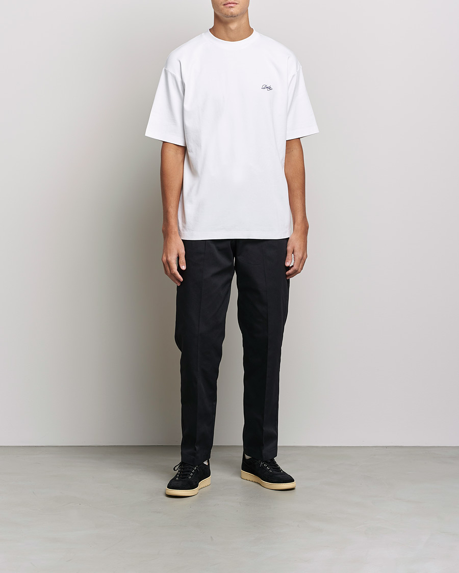 Herre | T-Shirts | Drôle de Monsieur | Signature T-Shirt White