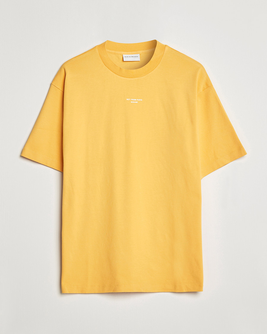 Herre |  | Drôle de Monsieur | Classic NFPM T-Shirt Yellow