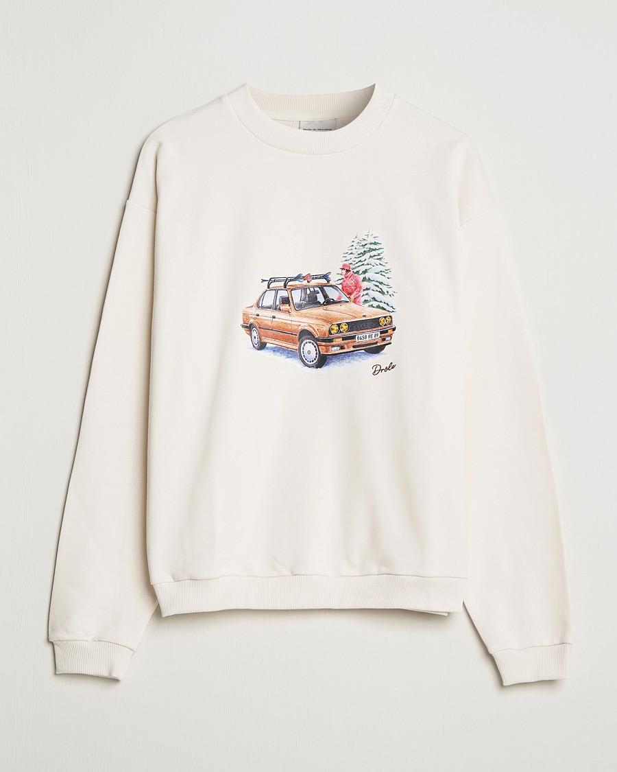 Herre | Gensere | Drôle de Monsieur | Departe Ski Sweatshirt Off White