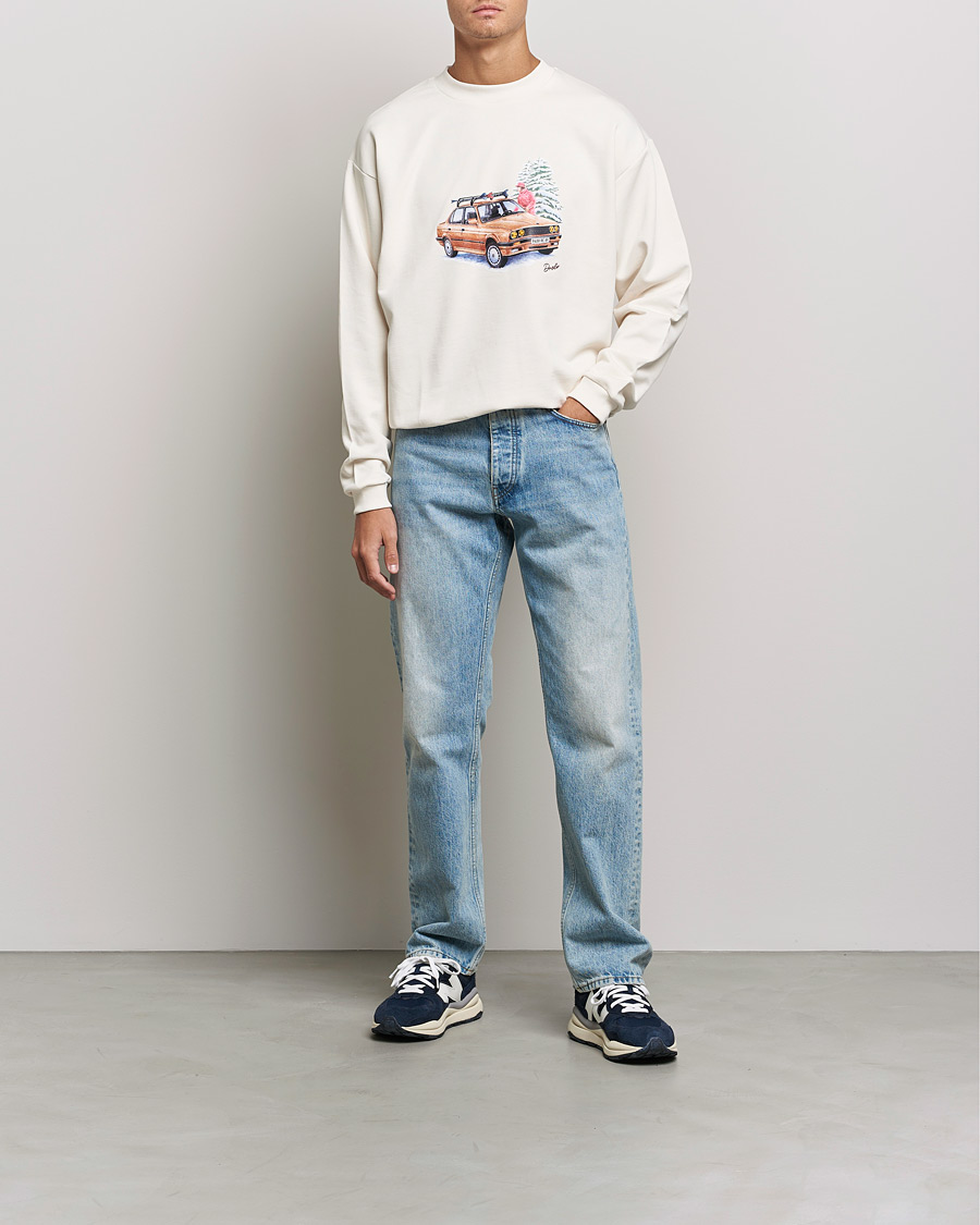 Herre | Gensere | Drôle de Monsieur | Departe Ski Sweatshirt Off White