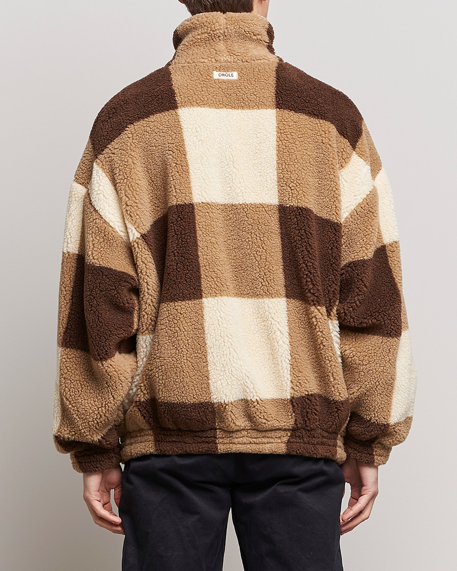 Herre | Jakker | Drôle de Monsieur | Teddy Fleece Jacket Brown/Beige
