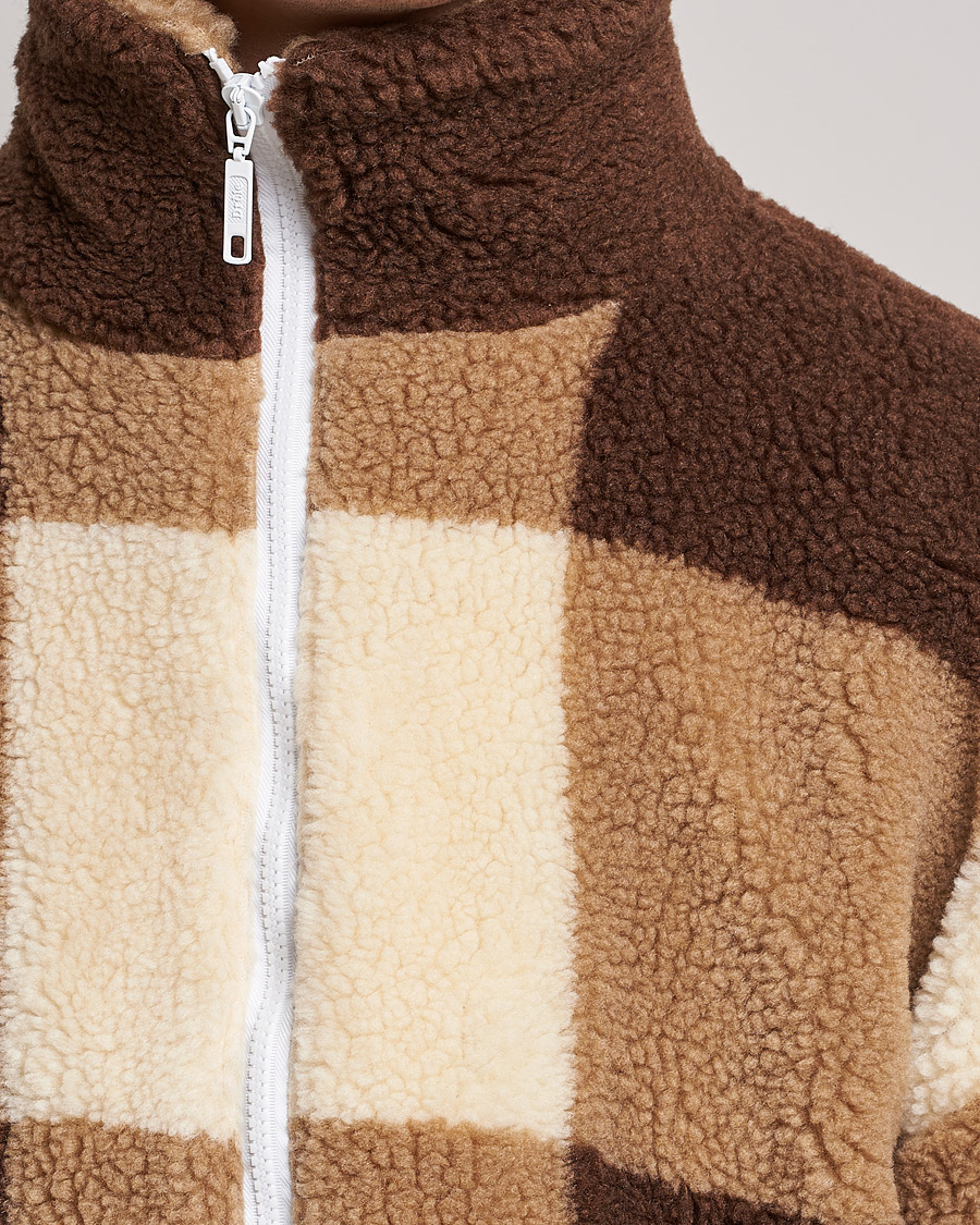 Herre | Jakker | Drôle de Monsieur | Teddy Fleece Jacket Brown/Beige