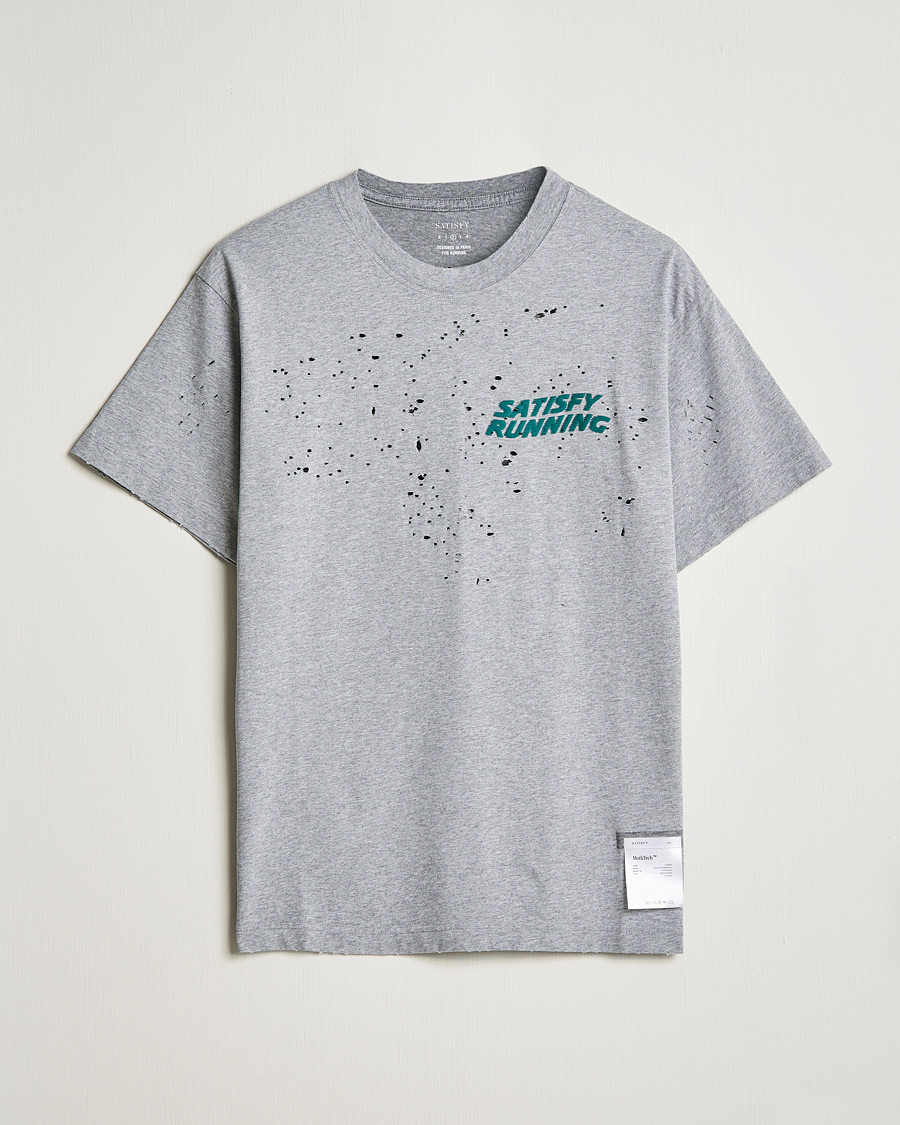 Herre | T-Shirts | Satisfy | MothTech T-Shirt Heather Grey