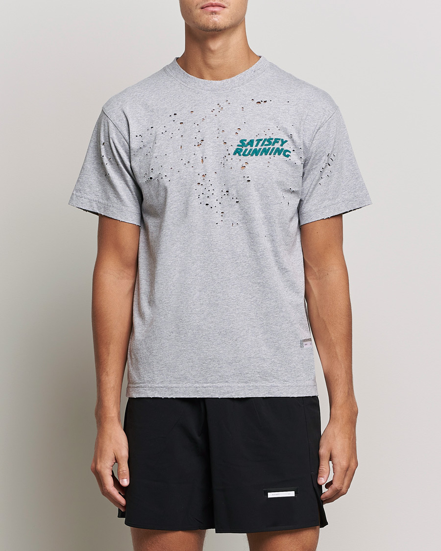 Herre | T-Shirts | Satisfy | MothTech T-Shirt Heather Grey