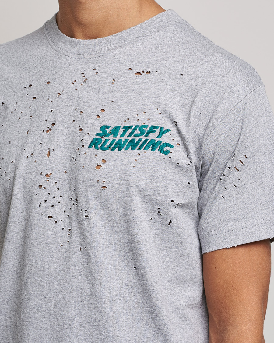 Herre | T-Shirts | Satisfy | MothTech T-Shirt Heather Grey