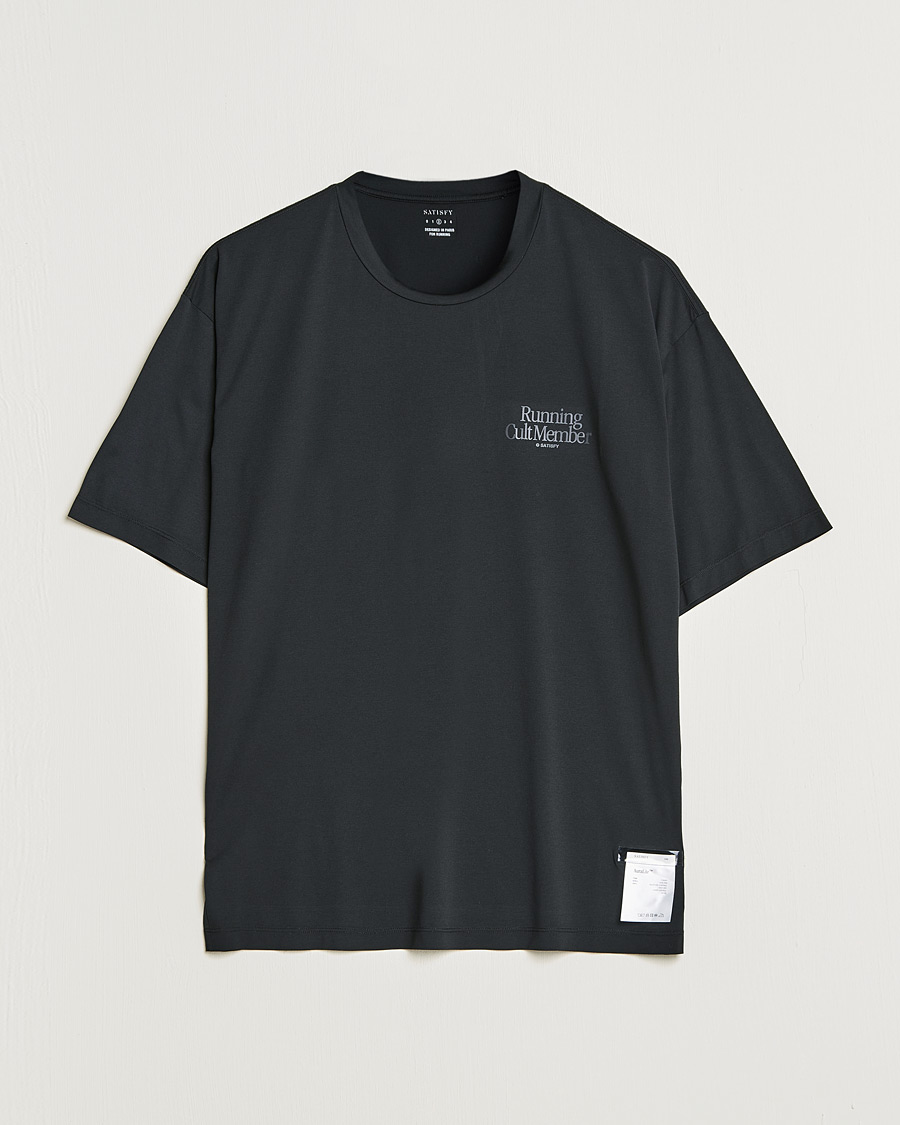 Herre | Kortermede t-shirts | Satisfy | AuraLite T-Shirt Black