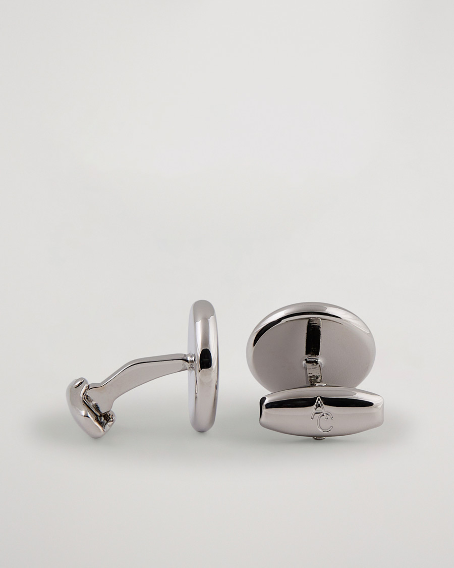 Herre | Mansjettknapper | Amanda Christensen | Cufflink & Shirt Studs Set Black/Silver