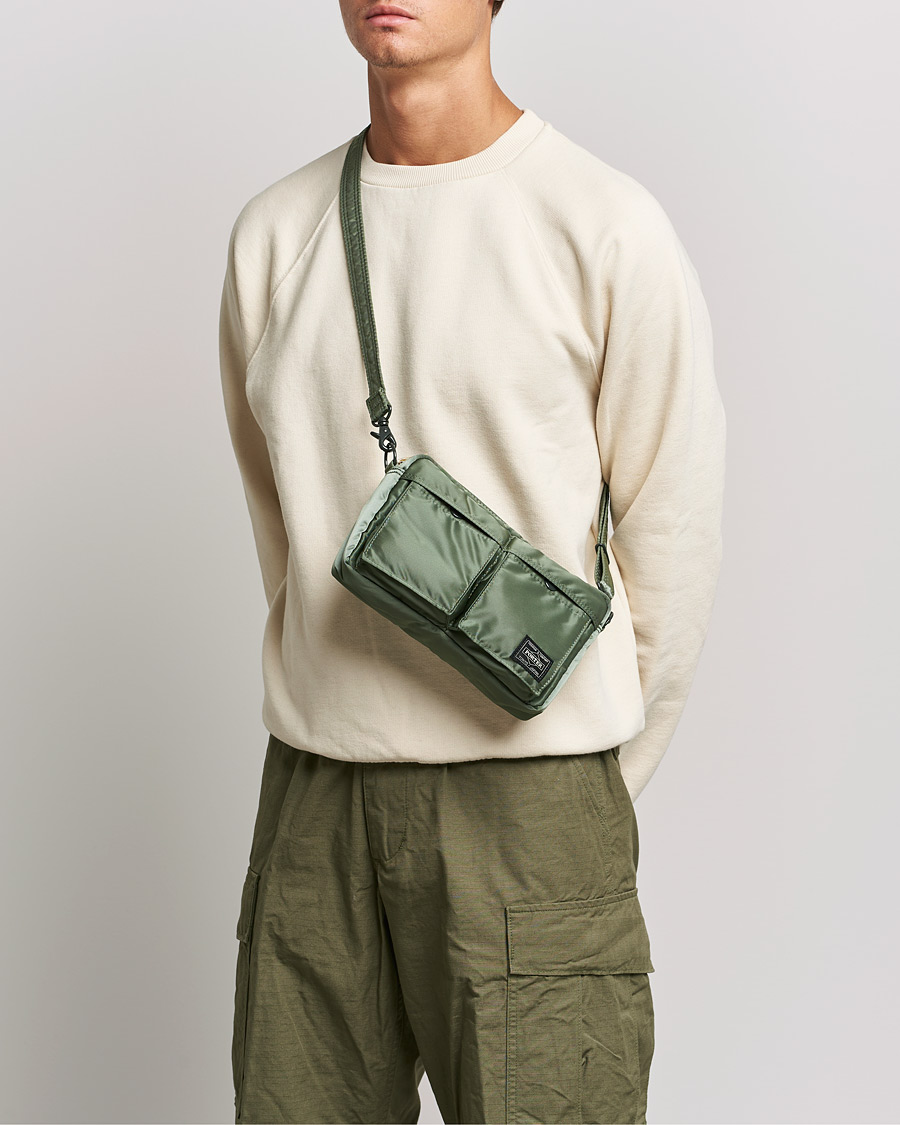 Herre | Avdelinger | Porter-Yoshida & Co. | Tanker Small Shoulder Bag Sage Green