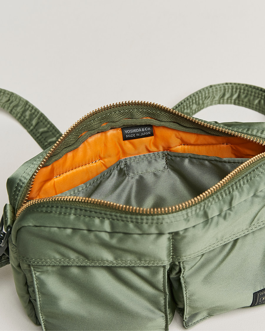 Herre | Porter-Yoshida & Co. Tanker Small Shoulder Bag Sage Green | Porter-Yoshida & Co. | Tanker Small Shoulder Bag Sage Green