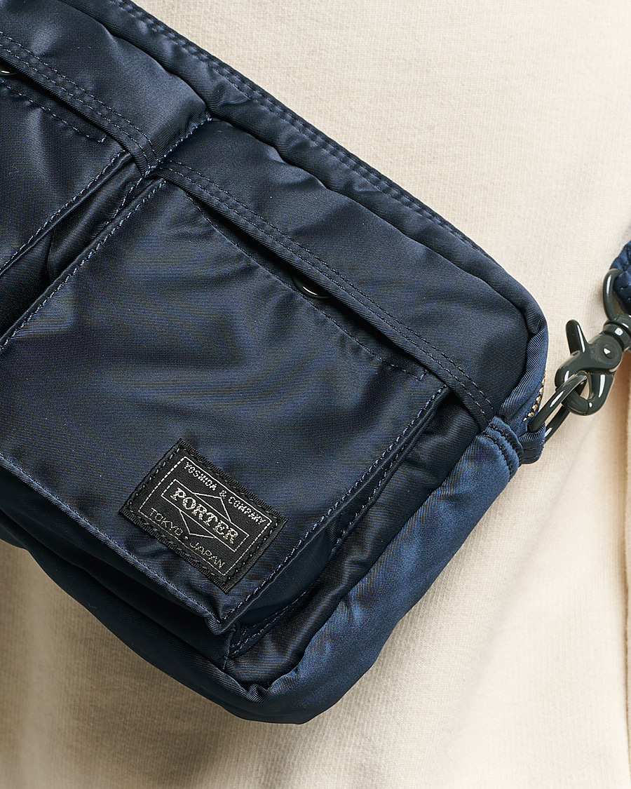 Herre | Porter-Yoshida & Co. Tanker Small Shoulder Bag Iron Blue | Porter-Yoshida & Co. | Tanker Small Shoulder Bag Iron Blue