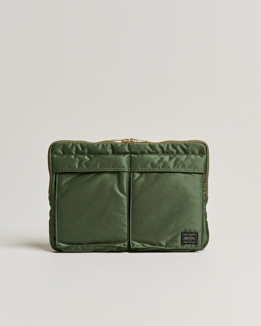 Herre | Porter-Yoshida & Co. Tanker Document Case Sage Green | Porter-Yoshida & Co. | Tanker Document Case Sage Green