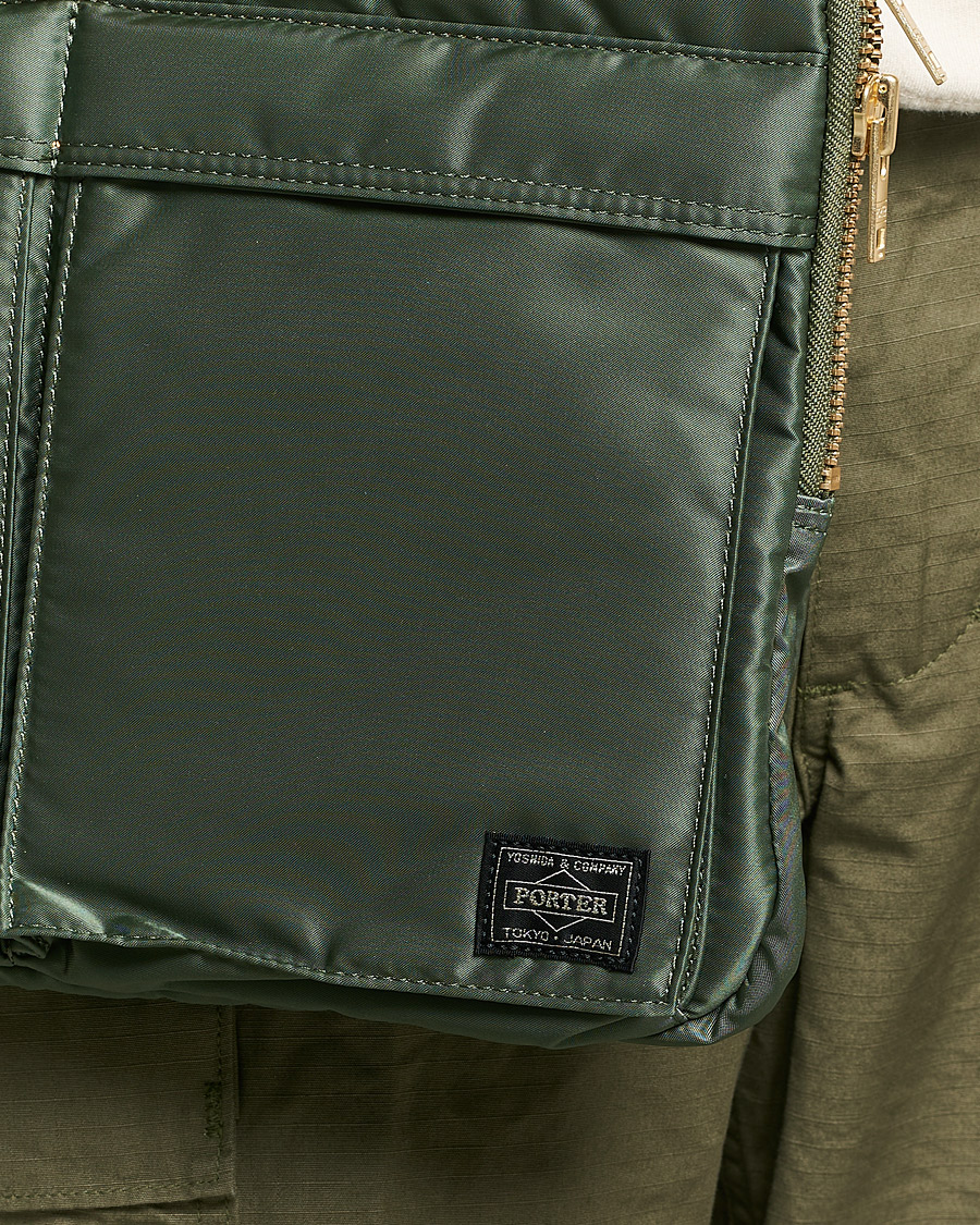 Herre | Porter-Yoshida & Co. Tanker Document Case Sage Green | Porter-Yoshida & Co. | Tanker Document Case Sage Green