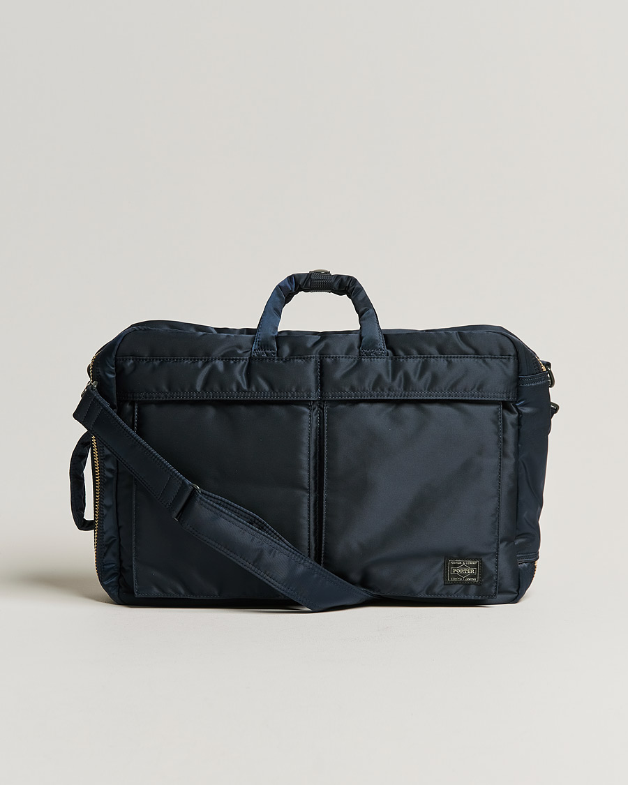 Herre | Porter-Yoshida & Co. Tanker 3Way Briefcase Iron Blue | Porter-Yoshida & Co. | Tanker 3Way Briefcase Iron Blue