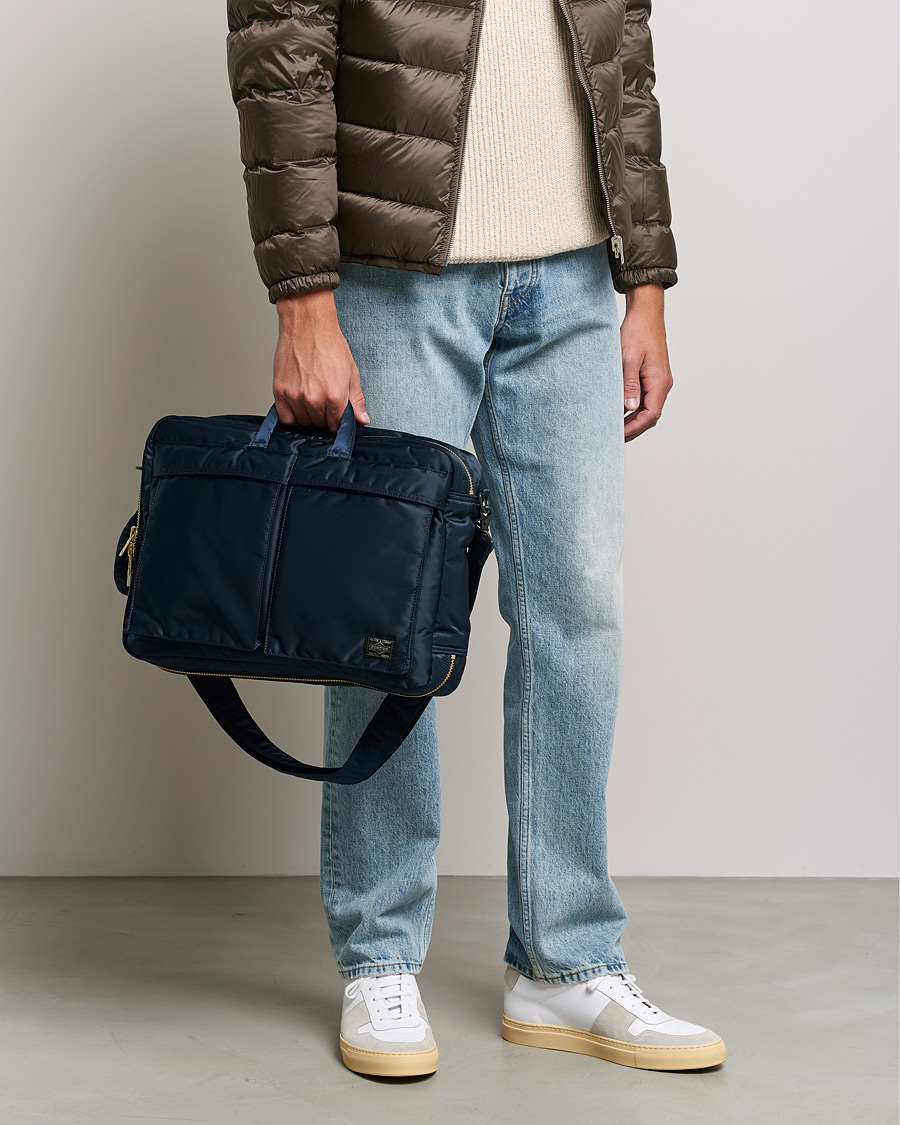 Herre | Porter-Yoshida & Co. Tanker 3Way Briefcase Iron Blue | Porter-Yoshida & Co. | Tanker 3Way Briefcase Iron Blue